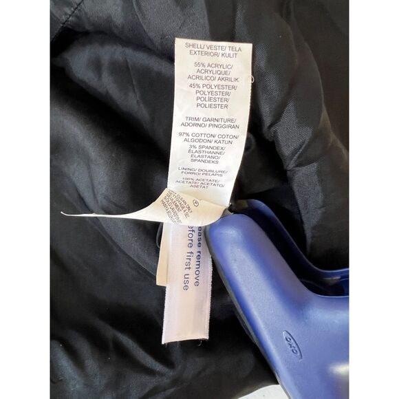 Lucky Brand red and black tweed jacket with asymmetrical zip closure. Size XL. - Picture 11 of 12